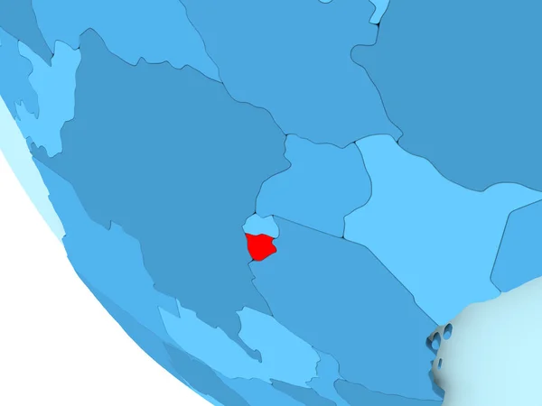 Синій світі політичних Бурунді — стокове фото