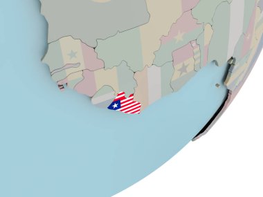 Liberya bayraklı dünya üzerinde