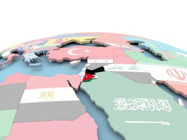 Parlak Küre, Ürdün bayrağı