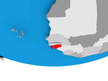 Gine-Bissau dünya üzerinde