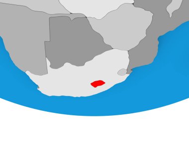 Lesotho dünya üzerinde