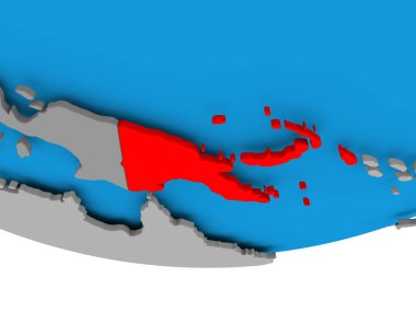 Papua Yeni Gine dünya üzerinde
