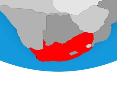 Güney Afrika Dünya üzerinde