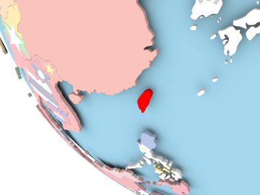 Tayvan bayrağı dünya üzerinde