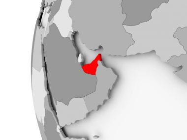 Birleşik Arap Emirlikleri gri Küre