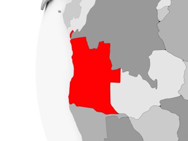 Angola gri dünya üzerinde