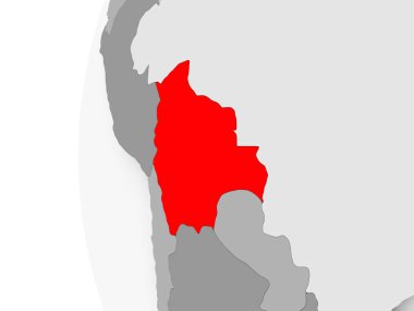 Bolivya gri dünya üzerinde