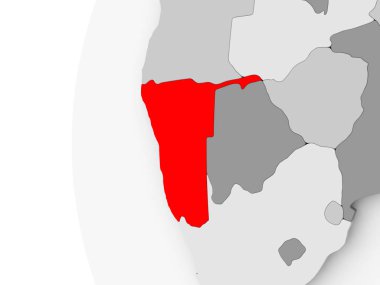 Namibya gri dünya üzerinde