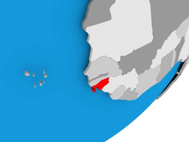 Gine-Bissau Haritası