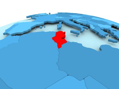 Tunus mavi siyasi dünya üzerinde