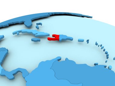 Haiti mavi siyasi dünya üzerinde