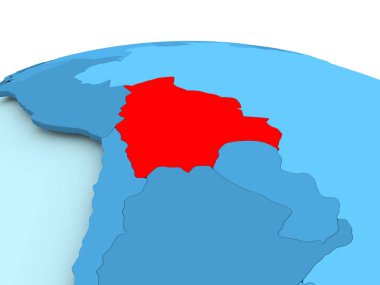 Bolivya mavi siyasi dünya üzerinde