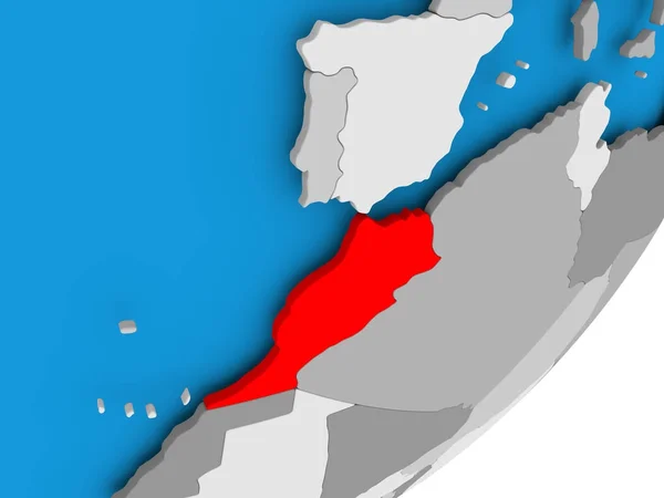 モロッコの地図 — ストック写真