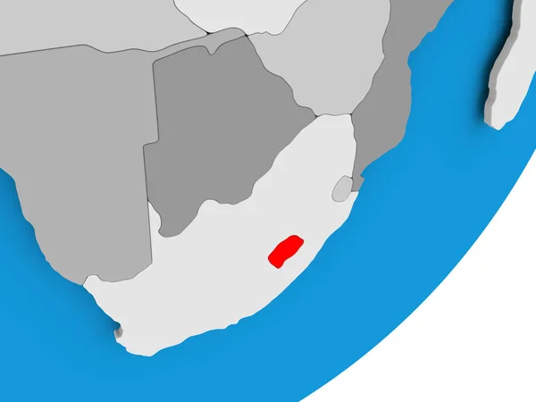 Karte von lesotho — Stockfoto