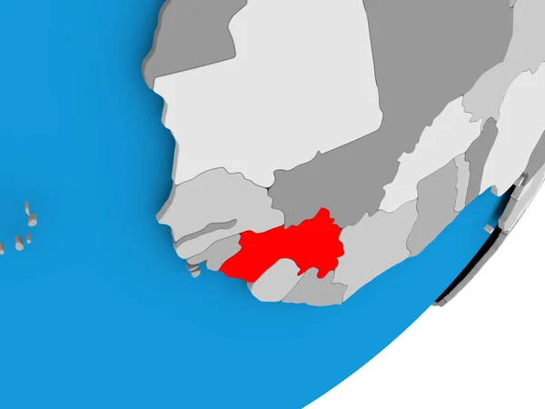 Kaart van Guinee — Stockfoto