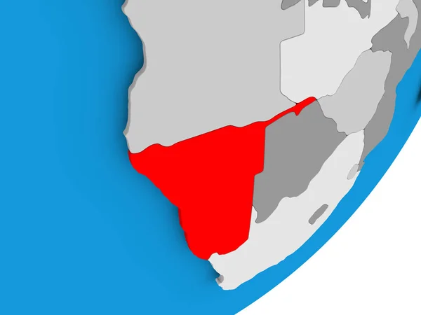Карта Намібії — стокове фото