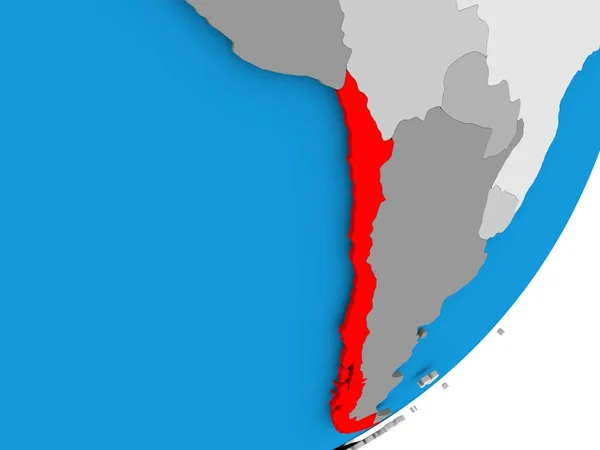 La carte de Chili — Photo