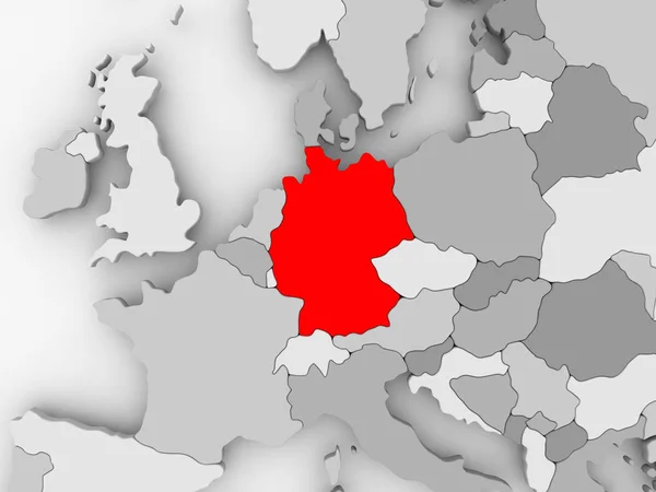 Map of Germany — Stock Photo, Image