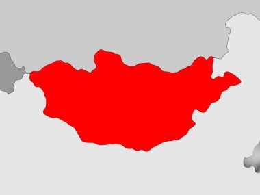 Moğolistan Haritası