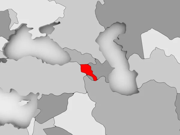 Карта Армении — стоковое фото