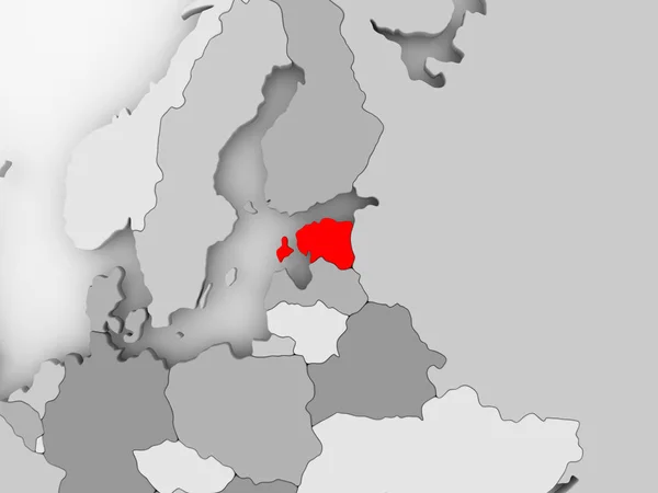La mappa di Estonia — Foto Stock