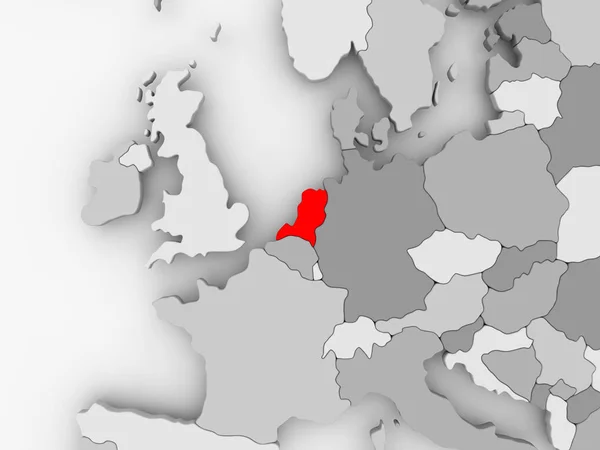 Map of Netherlands — Stock Photo, Image