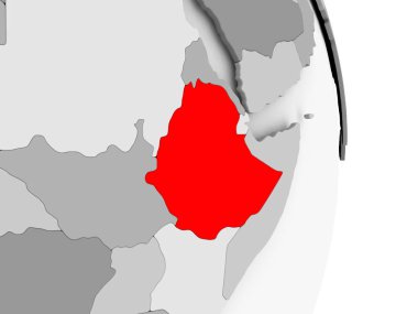 Etiyopya gri siyasi dünya üzerinde