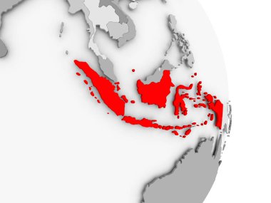 Endonezya gri siyasi dünya üzerinde