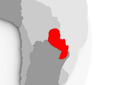 Paraguay gri siyasi dünya üzerinde