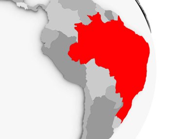 Brezilya gri siyasi dünya üzerinde