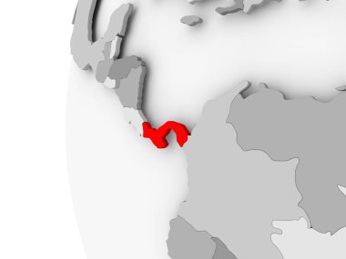 Panama gri dünya üzerinde
