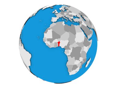 Benin izole küre üzerinde