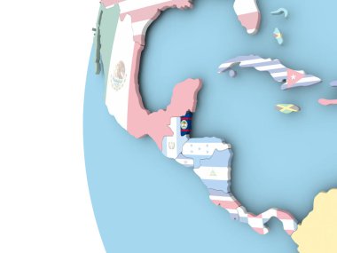 Belize bayrağı siyasi dünya üzerinde