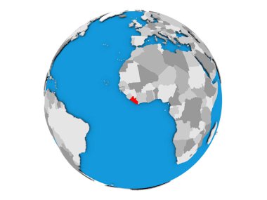 Liberya izole küre üzerinde