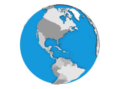 Bahamalar izole küre üzerinde