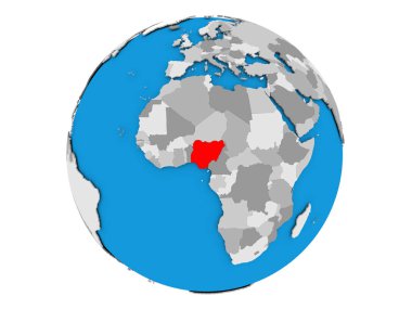 Nijerya izole küre üzerinde