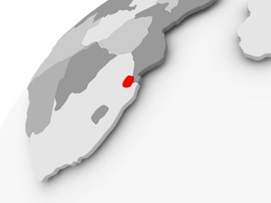 Svaziland gri siyasi dünya üzerinde