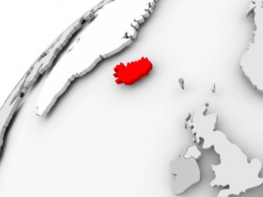 İzlanda gri siyasi dünya üzerinde