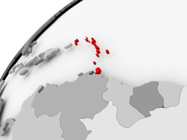 Caribbean gri siyasi dünya üzerinde