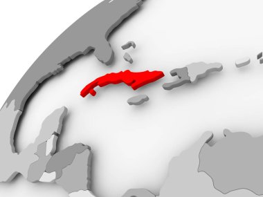 Küba gri siyasi dünya üzerinde