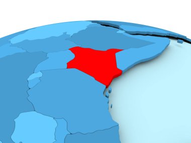 Kenya mavi siyasi dünya üzerinde