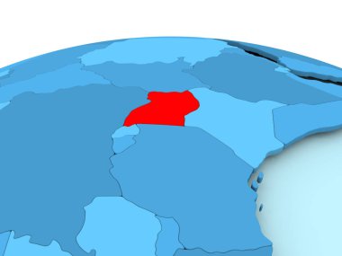 Uganda mavi siyasi dünya üzerinde