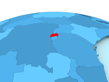 Ruanda mavi siyasi dünya üzerinde
