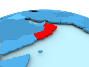 Umman mavi siyasi dünya üzerinde