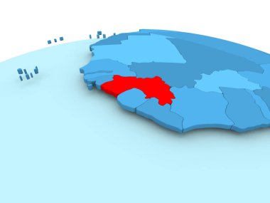 Gine mavi siyasi dünya üzerinde