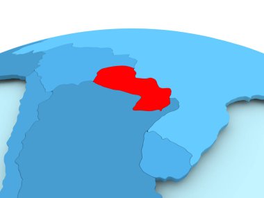 Paraguay mavi siyasi dünya üzerinde