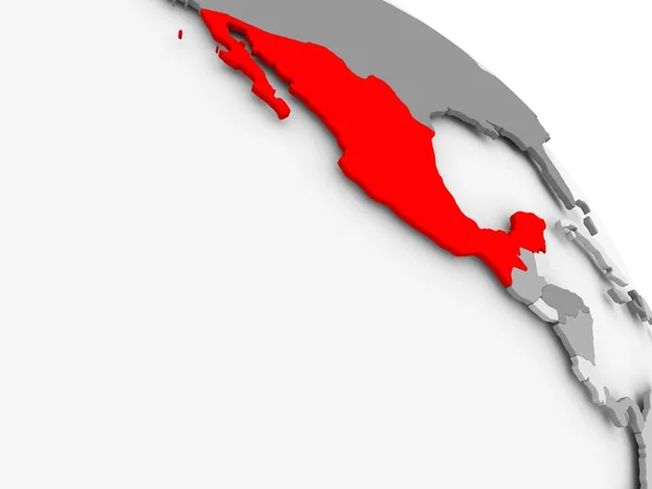 Mapa do México — Fotografia de Stock