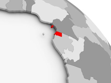 Ekvator Gine Haritası