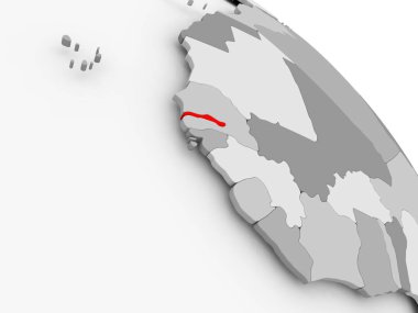 Gambiya Haritası