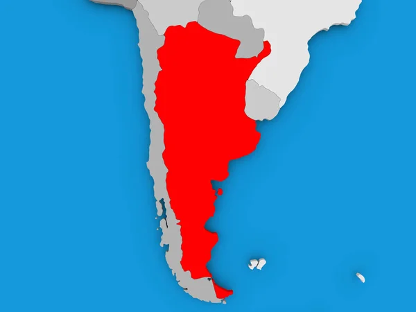 Karte von Argentinien — Stockfoto